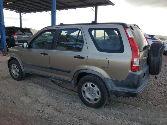 HONDA CR-V LX 2006 tan  gas JHLRD785X6C060706 photo #3