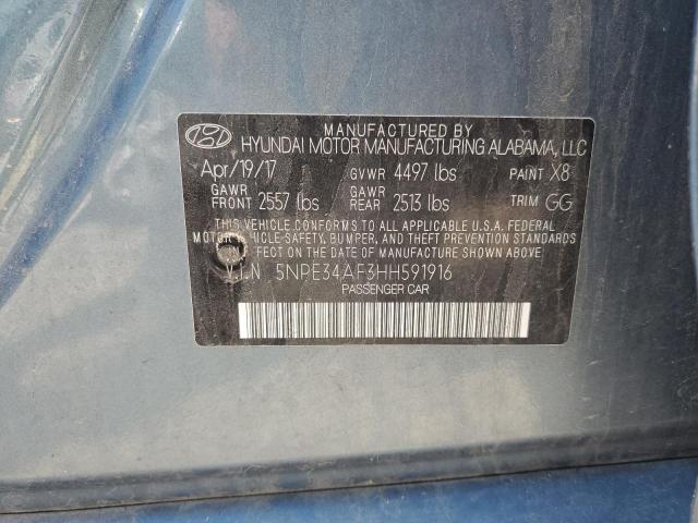 2017 HYUNDAI SONATA SPO - 5NPE34AF3HH591916