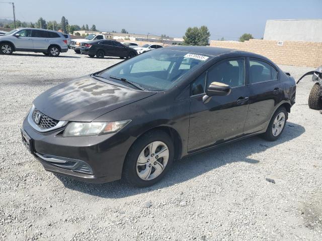 HONDA CIVIC LX 2014 black sedan 4d gas 2HGFB2F58EH505016 photo #1