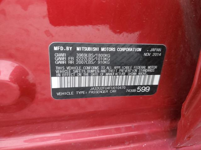 2015 MITSUBISHI LANCER ES JA32U2FU4FU010470