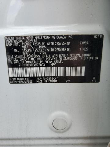 2015 TOYOTA RAV4 LIMIT 2T3YFREV8FW173893