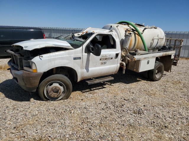 FORD F550 SUPER 2002 white chassis diesel 1FDAF56FX2EC52061 photo #1