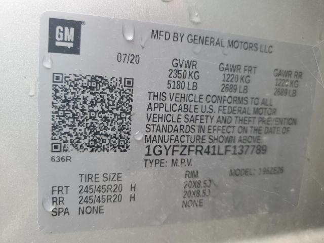 2020 CADILLAC XT4 SPORT 1GYFZFR41LF137789