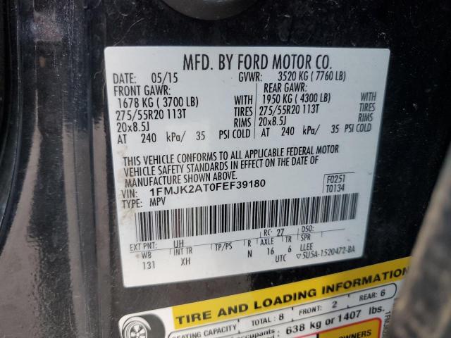 2015 FORD EXPEDITION - 1FMJK2AT0FEF39180
