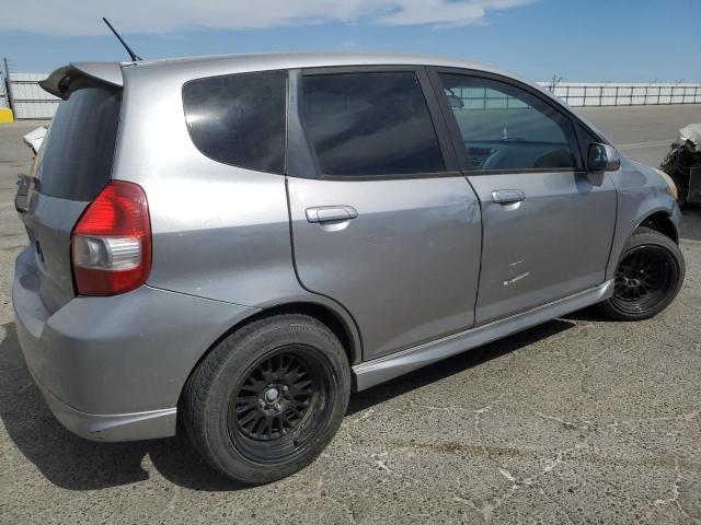 HONDA FIT 2007 silver  gas JHMGD38637S040082 photo #4