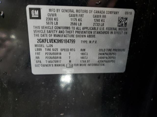 2017 GMC TERRAIN DE 2GKFLVEK3H6184799