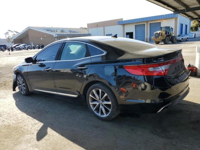 HYUNDAI AZERA 2015 black sedan 4d gas KMHFG4JGXFA447569 photo #3