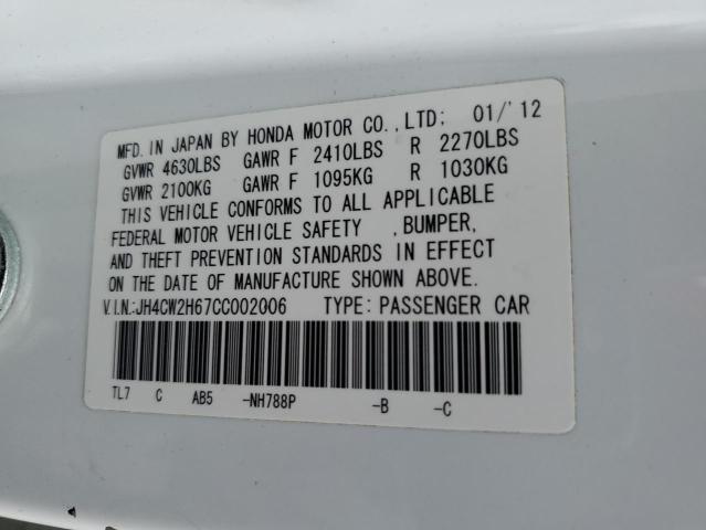 2012 ACURA TSX TECH - JH4CW2H67CC002006