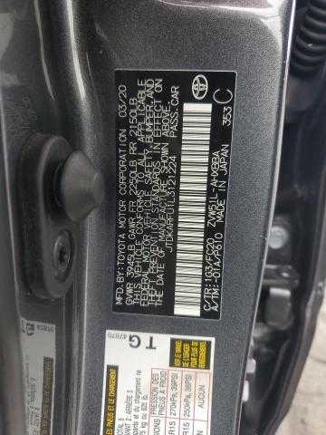 2020 TOYOTA PRIUS L JTDKARFU1L3121224