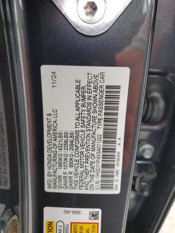 2025 HONDA ACCORD SE 1HGCY1F4XSA011222