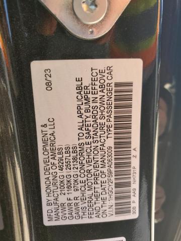 2023 HONDA ACCORD HYB - 1HGCY2F59PA063009