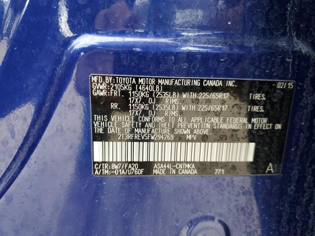 2015 TOYOTA RAV4 XLE - 2T3RFREV5FW294269