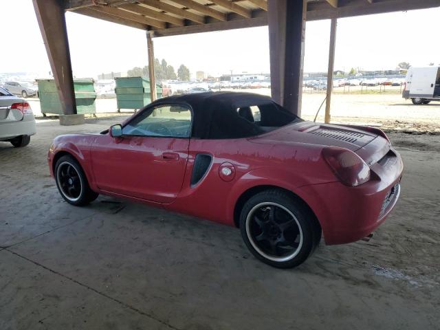 TOYOTA MR2 SPYDER 2000 red  gas JTDFR3208Y0010124 photo #3