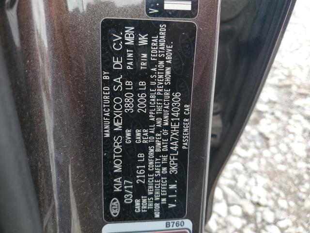 2017 KIA FORTE LX - 3KPFL4A7XHE140306