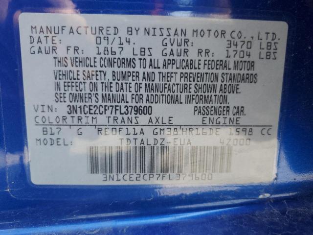 2015 NISSAN VERSA NOTE - 3N1CE2CP7FL379600