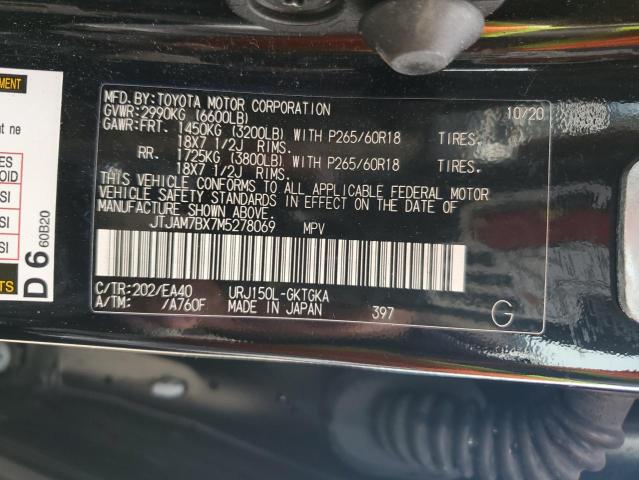 2021 LEXUS GX470 - JTJAM7BX7M5278069
