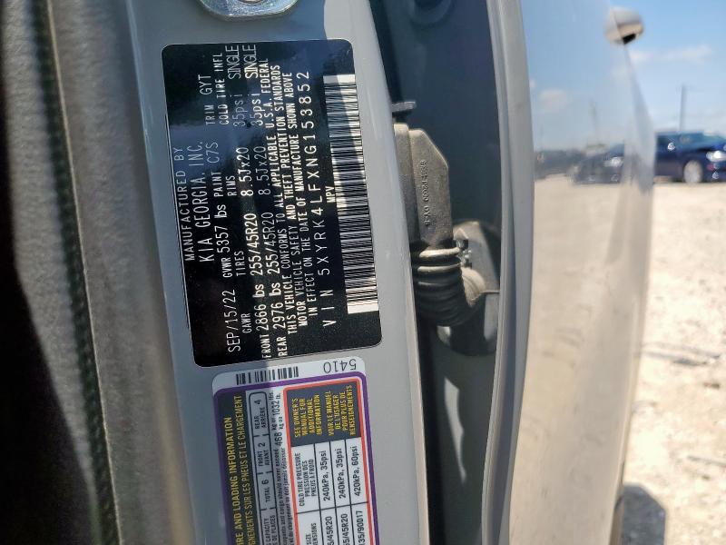 2022 KIA SORENTO SX 5XYRK4LFXNG153852