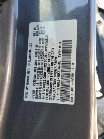 2019 HONDA ODYSSEY EX - 5FNRL6H70KB037606