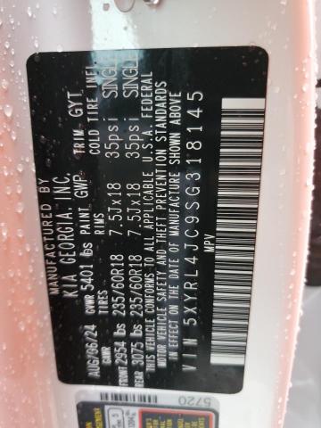 2025 KIA SORENTO S 5XYRL4JC9SG318145