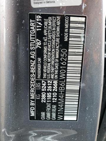 2020 MERCEDES-BENZ GLB 250 4M W1N4M4HB6LW016250