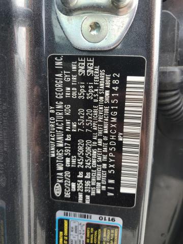 2021 KIA TELLURIDE 5XYP5DHCXMG151482