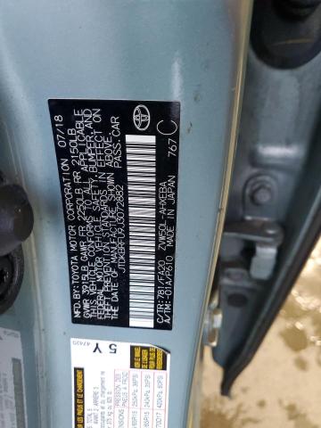 2018 TOYOTA PRIUS - JTDKBRFU9J3072882