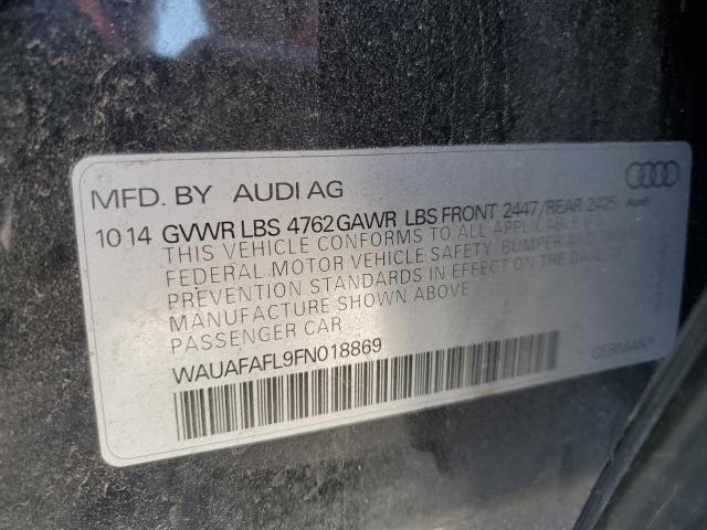 wauafafl9fn018869 - 2015 Audi a4 premium - #55900085