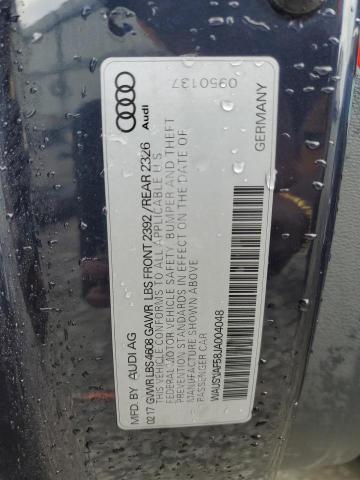 2018 AUDI A5 PREMIUM WAUSNAF58JA004048