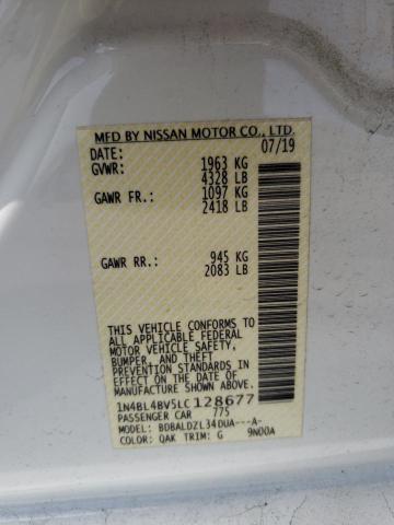 2020 NISSAN ALTIMA S - 1N4BL4BV5LC128677