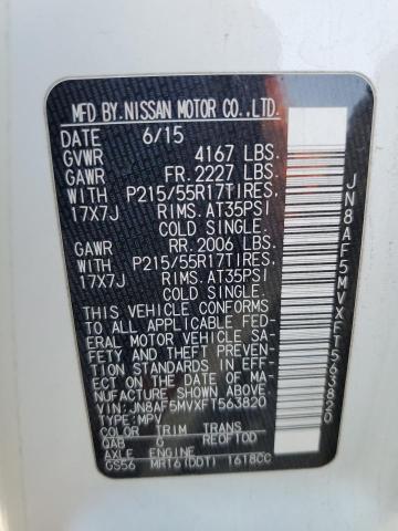 2015 NISSAN JUKE S - JN8AF5MVXFT563820