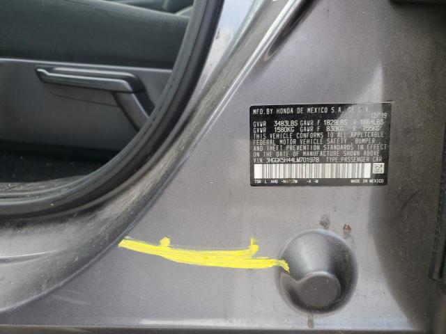 2020 HONDA FIT LX 3HGGK5H44LM701978