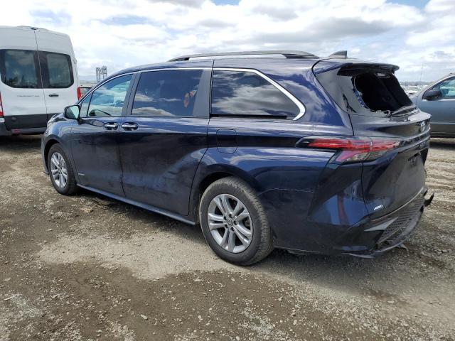 Vin: 5tdxskfc1ms037700, lot: 56537175, toyota sienna xse 20212