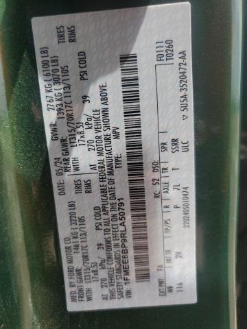 2024 FORD BRONCO OUT 1FMEE8BP9RLA50791