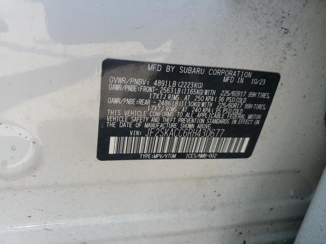 2024 SUBARU FORESTER P JF2SKACC6RH430677
