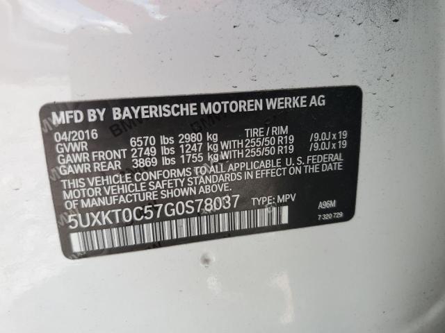 2016 BMW X5 XDR40E 5UXKT0C57G0S78037
