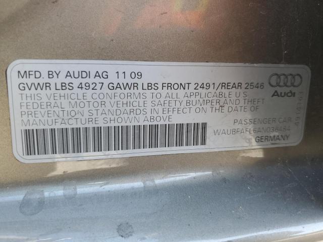 waubfafl6an036484 - 2010 Audi a4 premium - #59238715