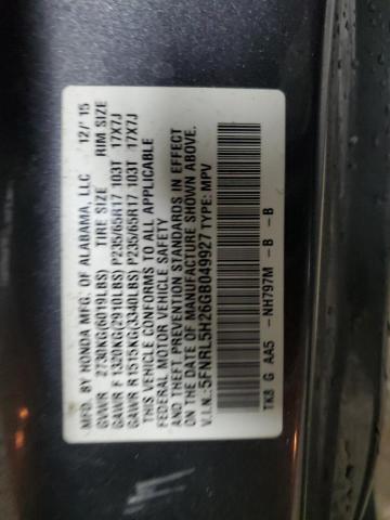 2016 HONDA ODYSSEY LX 5FNRL5H26GB049927
