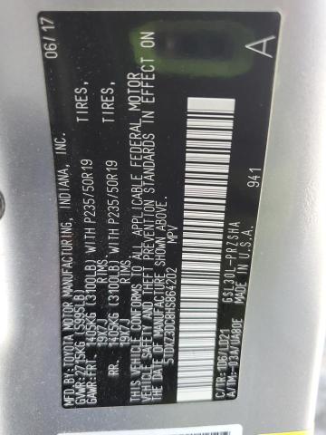 2017 TOYOTA SIENNA SE 5TDXZ3DC8HS864202