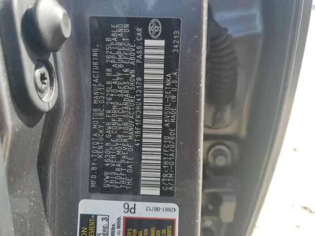 2017 TOYOTA CAMRY LE - 4T1BF1FK3HU413178