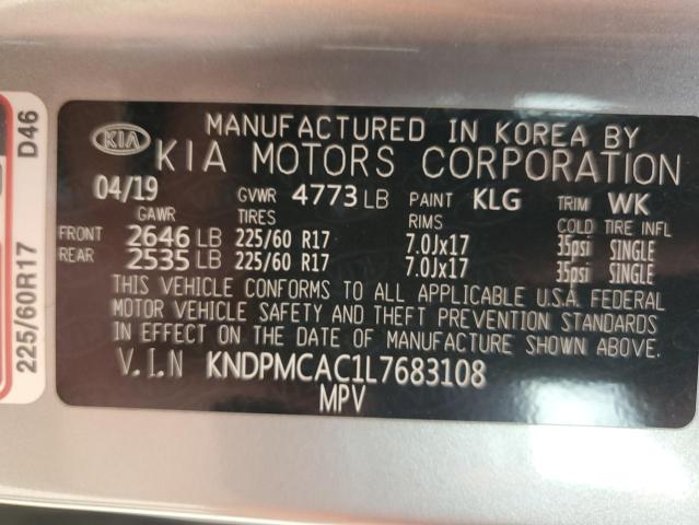 2020 KIA SPORTAGE L - KNDPMCAC1L7683108