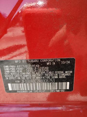 2024 SUBARU IMPREZA JF1GUABC2R8906753