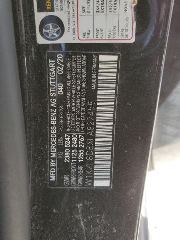 2020 MERCEDES-BENZ E 350 - W1KZF8DBXLA827458