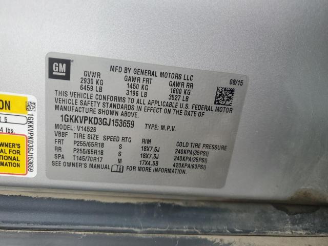 2016 GMC ACADIA SLE - 1GKKVPKD3GJ153659