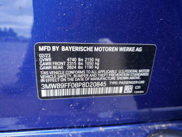 2023 BMW 330XI - 3MW89FF08P8D20845