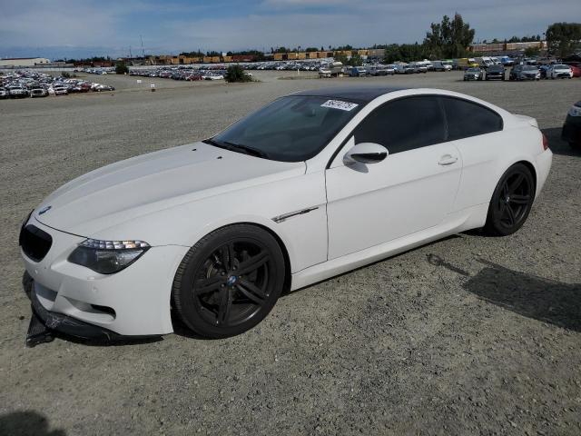 BMW M6 2008 white  gas WBSEH93558CY24797 photo #1