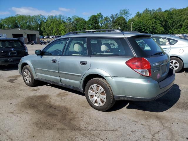 SUBARU OUTBACK 2009 green 4dr spor gas 4S4BP60C697328878 photo #3