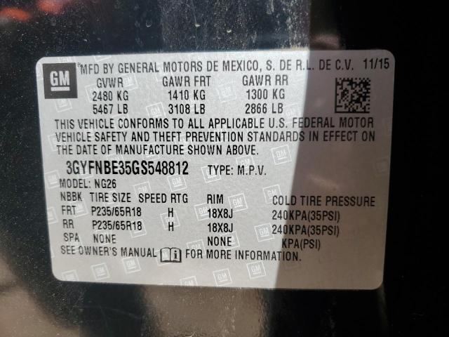 2016 CADILLAC SRX LUXURY - 3GYFNBE35GS548812