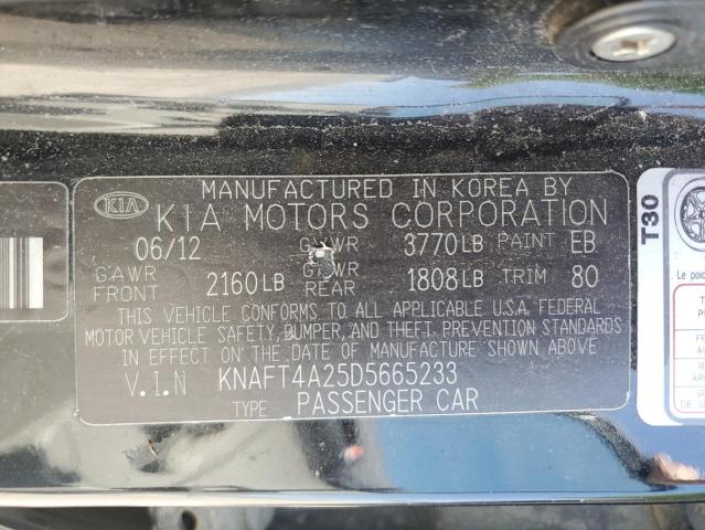 2013 KIA FORTE LX - KNAFT4A25D5665233