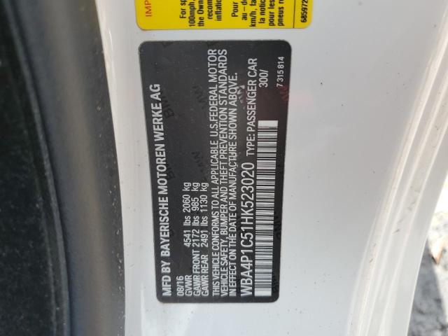 2017 BMW 440I WBA4P1C51HK523020