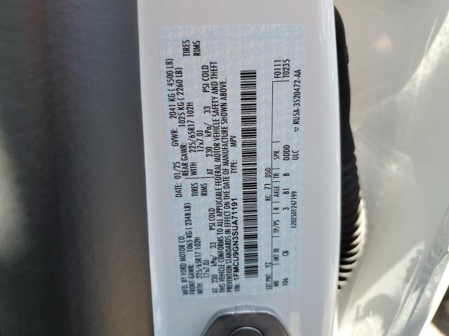 2025 FORD ESCAPE ACT - 1FMCU9GN3SUA71191